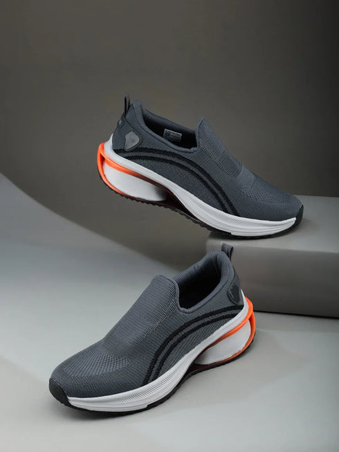 COVERT Grey Men's Walking Shoes
